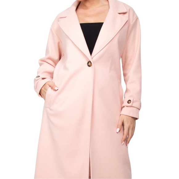 Jackets & Blazers - Light Pink Coat - NWT Small